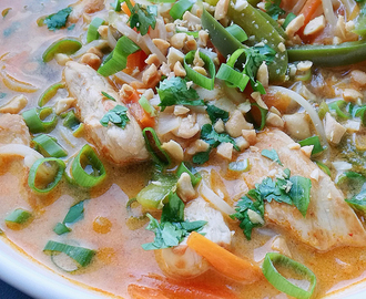 Soupe thaï au poulet