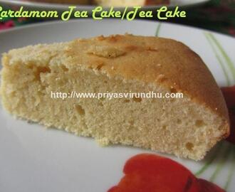 Cardamom Cake/Tea Cake/Tea Time Cardamom Cake