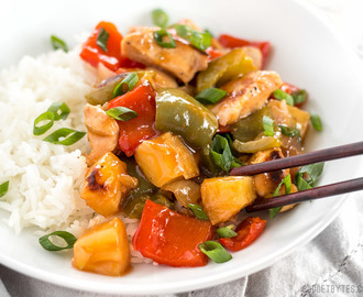 Sheet Pan Sweet and Sour Chicken