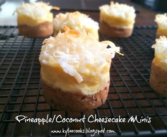 Pineapple/Coconut Cheesecake (Minis)
