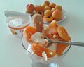 Skinny Amaretti & Apricot Fool - perfect indulgent dessert - Not Rabbit Food