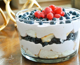 Fresh Whipped Berry and Angel Food Dessert