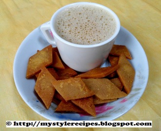 Multigrain Atta Diamond Cut Biscuits | Fried Diamond Biscuits | Indian Snacks