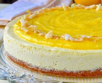 Cheesecake al limone con mousse agli agrumi, anche con il bimby