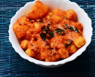 Chana Gashi - Chana Gassi - Mangalorean Chickpea Curry