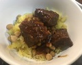 BBQ Beef Short Ribs in Instant Pot over Spaghetti Squash