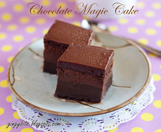 Chocolate Magic Cake 巧克力魔术蛋糕