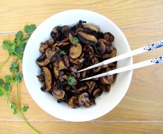 asian stir-fried mushrooms
