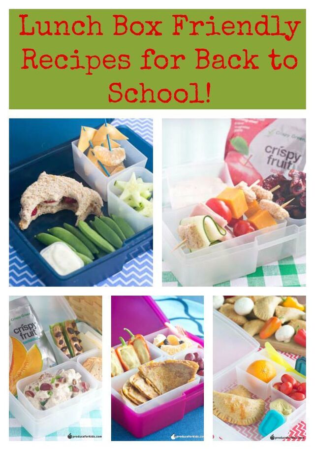 Lunch Box Recipes for Back to School!