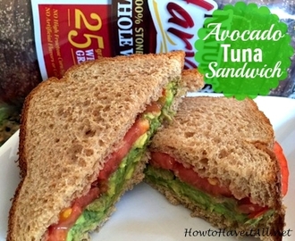 Avocado Tuna Salad Sandwich Recipe + Nature’s Harvest Giveaway