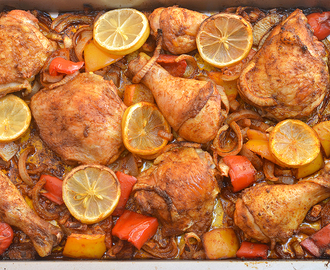 Roasted Chicken with Sweet Onions