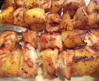 Teriyaki Chicken & Pineapple Kabobs