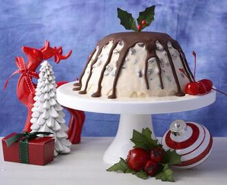 Christmas Ice Cream Plum Pudding