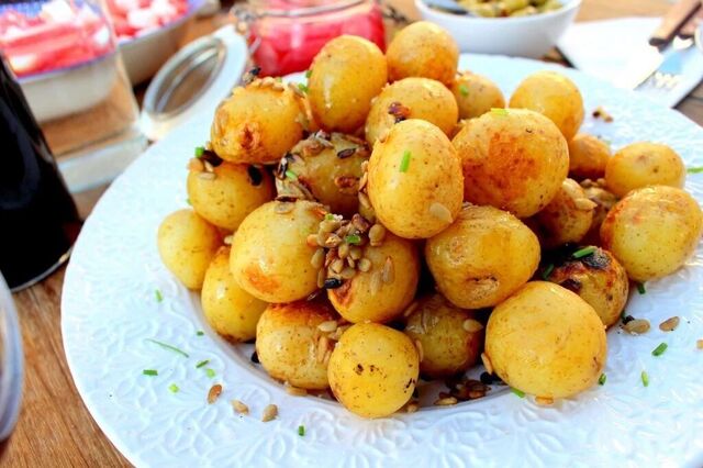 Grillad Smörig potatis