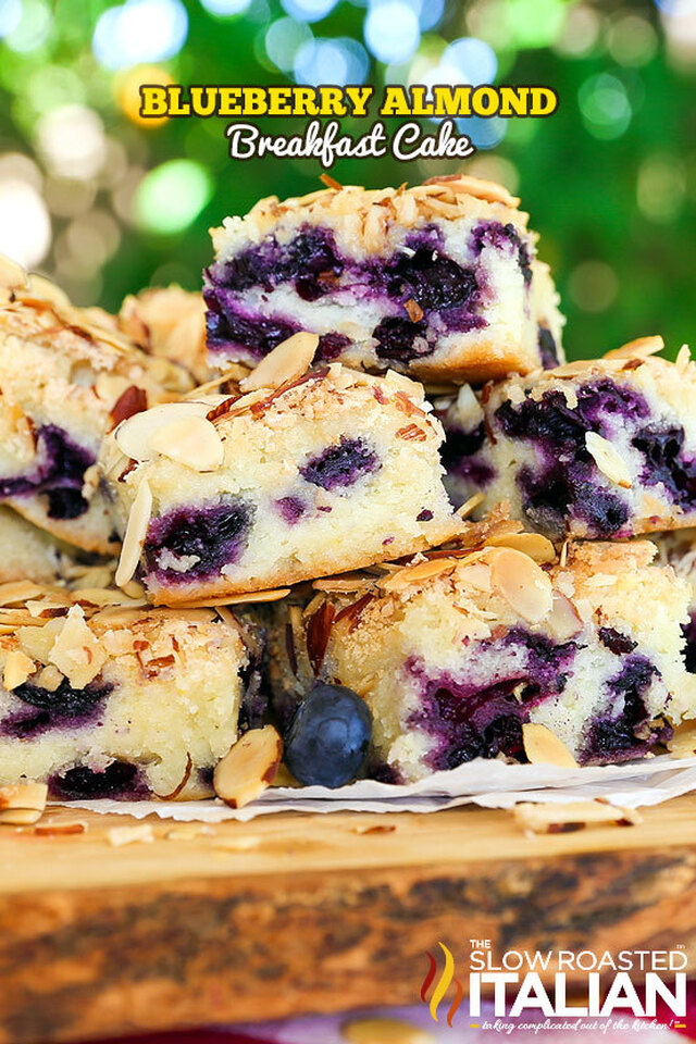 Blueberry Almond Breakfast Cake