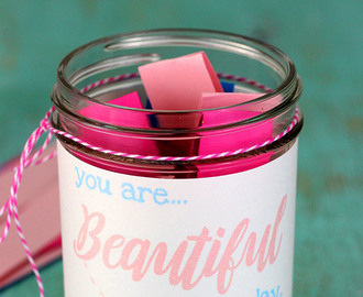 Choose Beautiful: Beauty Notes DIY Jar Gift