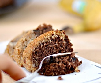 Healthy Chocolate Marble Cake