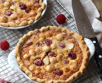 Macadamia & Raspberry Pie