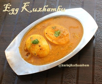 Egg Kuzhambu / Muttai Kulambu