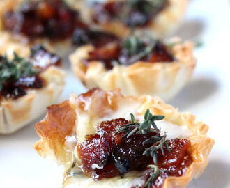 Baked Brie & Bacon Jam Phyllo Cups (+ Video!)