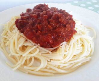 Gluten Free Spaghetti Bolognese