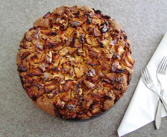 gâteau de pessah aux pommes et noix