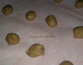 Boules noix de coco coeur beurre de cacahuète