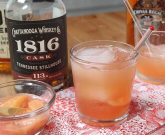 peach whiskey sours recipe