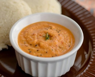 Kara Chutney Recipe | Tomato Chutney(without Coconut) for Idli/Dosa | Hotel Style Red Chutney For Idli