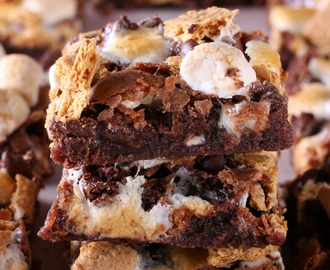 One Bowl S’mores Brownies