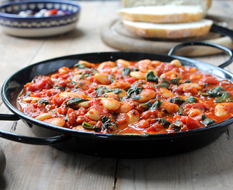 Spanish Beans with Tomatoes