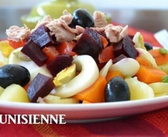 Slata masmouta – Salade tunisienne de légumes