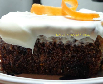 Κέικ με καρότο και γλάσο φανταστικό!!.