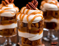 Mini Caramel Pecan Pumpkin Cheesecake Trifles