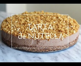 RECETA DE TARTA DE NUTELLA (SIN HORNO) | Las María Cocinillas