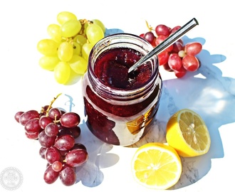 Easy Grape Jam – 3 ingredients & no pectin!