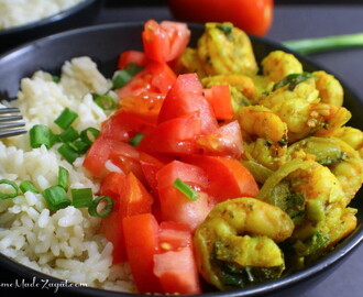 Curry Shrimp with Coconut Rice