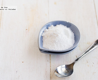 Cómo preparar azúcar glas en casa