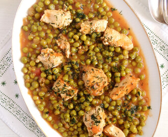 Romanian Pea and Chicken Stew