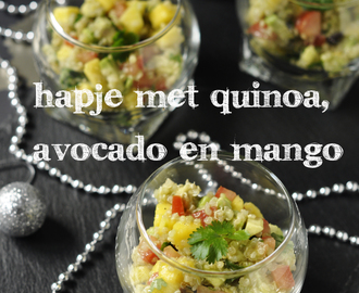 TO TRY: Hapje met quinoa, avocado en mango
