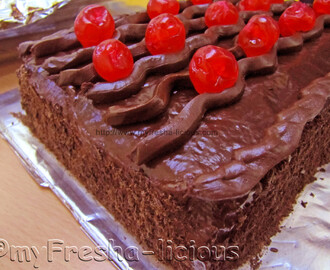 myFresha-licious Moist Chocolate Cake
