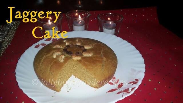 Jaggery Cake Recipe, How to make Vegan Whole Wheat Jaggery Cake Recipe