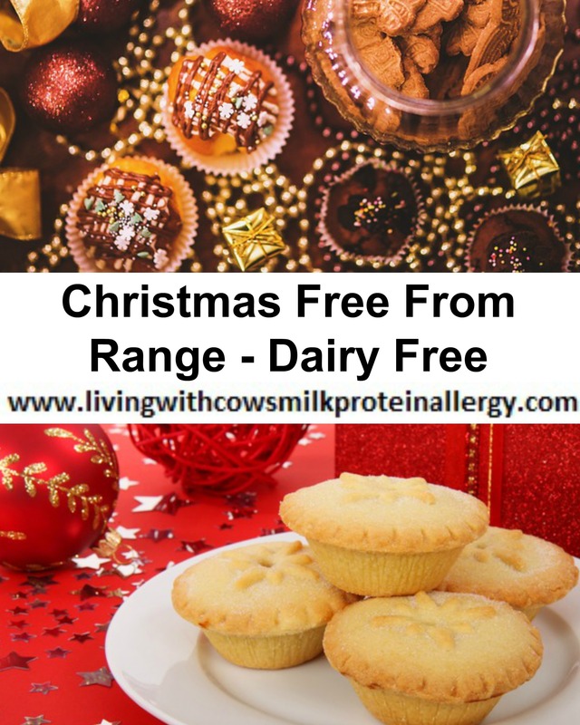 Dairy Free Christmas Food Shopping List