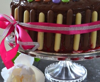 Layer cake chocolat framboises...