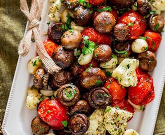 Italian Roasted Mushrooms and Veggies