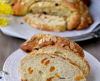 Colomba Pasquale for #BreadBakers (Easter Dove Bread--Eggless Recipe)
