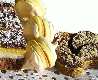 Prijedlog za blagdanske kolače: Trobojne kokos kocke, Non plus ultra, Polumjeseci ili štangice od oraha