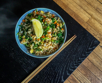 Simple, rapide, efficace – Mon riz sauté au kale