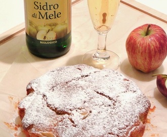 Яблочный пирог с сидром/ Torta di mele e sidro