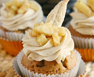 Apple Pie Cupcakes with Brown Sugar Buttercream